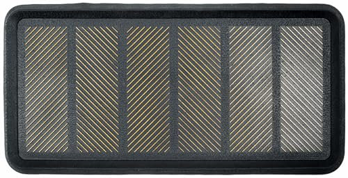 e-floor Schuhabtropfschale | 40cm x 80cm | Goldfarbe | Schuhmatte | Schuhablage | Schuhunterlage | Abtropfschale für Schuhe Regen Herbst Winter | Anti-Rutsch | große Schuhunterlage | Napfunterlage