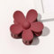 1 pince à cheveux en forme de fleur pour femme - En plastique antidérapant - Pour femme et fille - Pour un port quotidien - Bordeaux