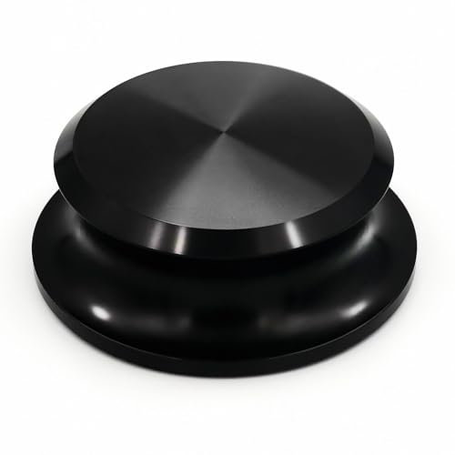 Menesia Record Weight Stabilizer, Turntable and Vinyl Record Weight, Premium Vinyl Stabilizer for Superior Sound (Black)