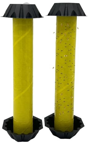 Repulseo® Trappola per mosche di frutta ✯Made in UE✯, Anti Moscerini Interni, Cattura Moscerini Cucina, Piege Moscerini e Mouchette Frutta interna [Rimedio naturale e senza insetticida]