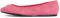 Tommy Hilfiger Donna Ballerine Hardware in Pelle Scamosciata, Rosa (Hibiscus Pink), 37