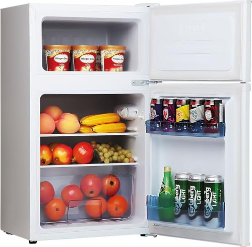 CDA Amica FD1714/1 Compact 84cm High Fridge with Ice Box - White - E Rated