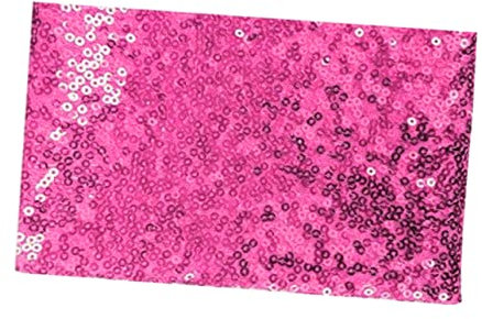SEWACC toile de fond de paillettes tissu à paillettes nappe rose tissu scintillant nappe en tulle nappe de table linge de table matériel de paillettes tissu de costume de paillettes Rosy