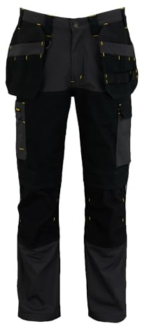 Stanley Dixon Men's Holster Pocket, Regular Fit, Cordura Reinforced, Stretch Work Trousers