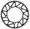 Kuuleyn 48 50 52 54 56 58T Tornillos Plato de Bicicleta Ancho, Estrecho y Redondo, Dientes positivos y Negativos para Exteriores Manivela 130BCD Disco único para Bicicleta de Carretera (52T)