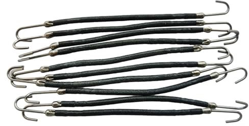 Set di 10 elastici per capelli gancio per coda di cavallo doppio gancio fasce per capelli fascia per capelli donna accessorio per capelli elegante
