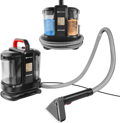 VickyHome Spot Cleaner, 450W Portable Carpet & Upholstery Cleaner Sofa and Carpet Cleaning Machine, Lightweight Handheld Floor Stain Remover for Sofa Cleaner & Car