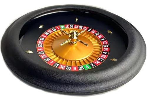 NZVZGKTNTW 18 Casino Grade Deluxe Hochglanz-Roulette-Rad, Roulette-Set Mit Doppel-Null-Layout, Roulette-Rad Mit 2 Roulette-Kugeln for Abendliches Heimspiel