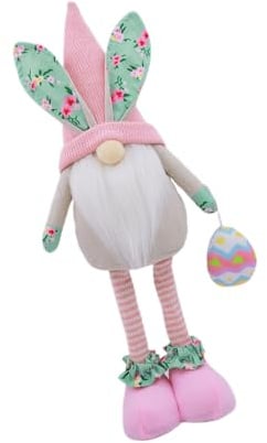 KAHDGSS Kaninchen Gesicht weniger Puppen Kaninchen Plüschtiere Zwerge Spielzeug Home Ornament Happy Party Zwerge Puppen