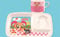 Lucky Cookie Milk and Biscuit Set: Childrens Plate & Mug/Cup (Melamine). Idea for Snack Time!