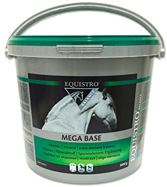 EQUISTRO® Mega Base | Ergänzungsfuttermittel für Pferde | Hochwertiges Mineralfuttermittel zur Unterstützung der Nährstoffbedarfsdseckung | 3kg