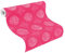 rasch Tapete 862225 aus der Kollektion b.b home passion VI – Vliestapete in Pink mit weißen, gedruckten Kreisen – 10,05m x 53cm (L x B)