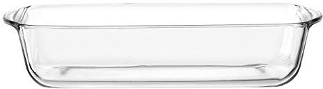 montana : Plat ovale 33 x 19 cm, volume 2,6 l, passe au lave-vaisselle, verre transparent, 046935