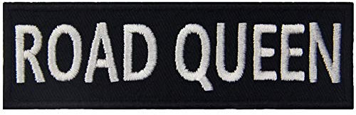 Straßenkönigin Road Queen Bestickter Aufnäher zum Aufbügeln/Annähen