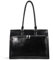 Bostanten Femmes Sac Serviette en Cuir Véritable Sac messager 15.6 Sac Ordinateur Portable Laptop Sac Business Sac Mallette Porte Documents Noir