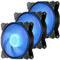 upHere Long Life 120mm 3-Pin High Airflow Quiet Edition Blue LED Case Fan for PC Cases, CPU Coolers, and Radiators 3-Pack,PF120BE3-3