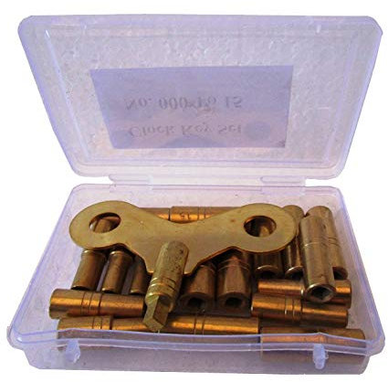 Brass Blessing 5020 Schlüsselanhänger, 18 Messing-Elemente (evtl. nicht in deutscher Sprache), Antik- und Großvater-Schlüssel