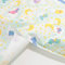 TOLKO 50cm Baumwollstoff Meterware für Kinder aus ÖkoTex Baumwolle | Bunt kräftige Farben | weiche Baumwoll-Popeline zum Nähen Dekorieren Vorhangstoff Dekostoff Bezugsstoff Bettwäsche (Gute Nacht)