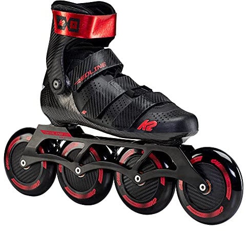 K2 Skates Unisex Inline Skates Redline 110, Black - red, 30F0195.1.1.070