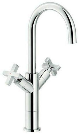 LR116258/2CR RUBINETTO MONOFORO LAVABO MEDIO BACINELLA CON SCARICO PUSH NOBILI