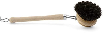Novaliv Spülbürste I Rosshaar I Holz I groß I Abwaschbürste Küchenbürste Geschirr Bürste Scheuerbürste Putzbürste Bürste Küche Dish Brush Plastikfrei Küche