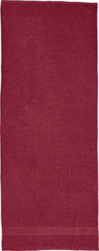 REDBEST Liegetuch Chicago weinrot Größe 80x200 cm - saugstark, strapazierfähig, ideal für Reisen, Sport (weitere Farben)