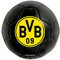 Borussia Dortmund Unisex Jugend zwart Ball, Schwarz, 5 EU