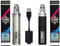 FOXFIVES GS Ego II 2200mah Huge Capacity Battery Edition Double Pack with USB Charger Nicotine Free Empty Device (Black/Stainless Steel)