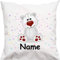 ShirtInStyle Kopfkissen, Eisbär mit Wunschname, Text, Wunschtext, Kinder Kinderzimmer Deko, Dekokissen mit Füllung, Motiv, Logo, Name, Größe 40x40cm