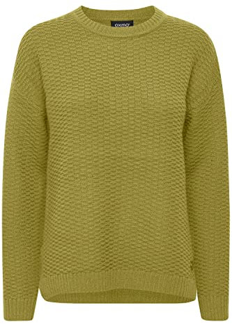 OXMO by OXMilla Damen Strickpullover Feinstrick Pullover Rundhalsausschnitt