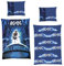 ACDC Rock Bettwäsche AC/DC Ballbreaker Blau 135 cm x 200 cm + 80 cm x 80 cm 100% Baumwolle Renforcé-Linon-Qualität Bon Scott Malcom Young Dave Evans Axl Rose mit Reißverschluss deutsche Größe