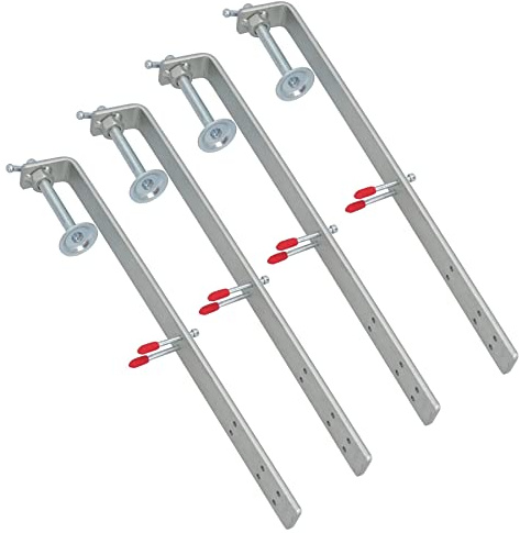 350mm Nail On Steel Bricklaying Profile Clamp Fastener Wall Clamp Internal 4pc