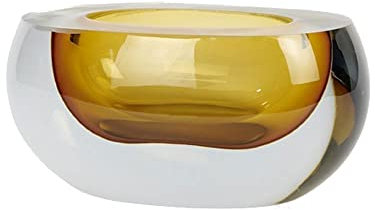 [A1] Vasco Glasvase Amber, H 12 cm L 25 cm B 18 cm