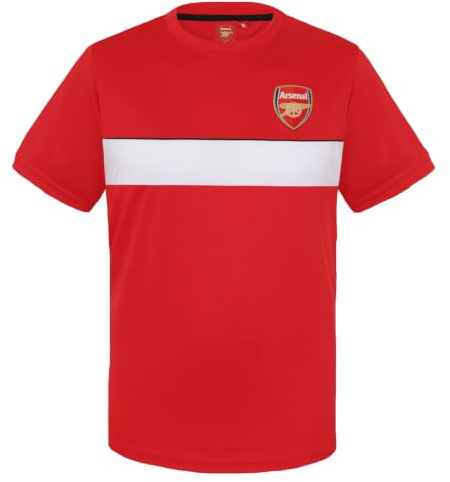 Arsenal FC Mens T-Shirt Poly Official Football Gift
