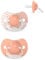 Suavinex, Schnuller für Babys von +18 Monaten, 2er-Pack, Schnuller mit Physiologischem Sauger SX Pro aus Silikon, Symmetrisch, Superweich und Flexibel, Dreams Pink