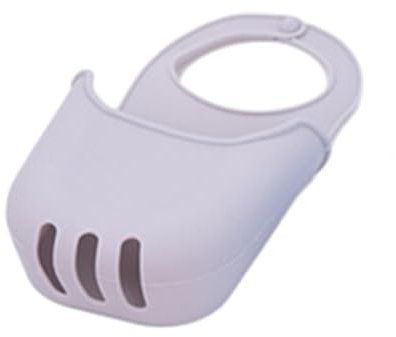 fanlangyi Pochette de rangement en silicone pour évier - Sac de rangement à suspendre - Porte-éponge - Porte-savon - Polyvalent - Organisateur d'intérieur élégant