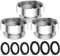 3 Pezzi Corredo Dell'Adattatore Del Rubinetto, CNYMANY Maschio M22mm a Femmina M24mm Kit adattatore per aeratore da cucina adattatore per rubinetto del lavandino Tubo standard per filtro dell'acqua
