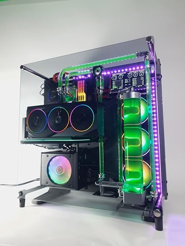 VIXIA High End Custom Watercooled Gaming PC - Intel Core i5 14600K 5.3GHz - GeForce RTX 4070 Super Elite DDR6X 12GB - DDR5 32GB 6000MHz - PCIe4.0 M.2 NVME 1TB - Black - VXS-160B