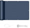 LOVE STORY Brise Vue pour Balcon 90x600cm, Imperméable Couverture de Confidentialité Écran(PES),Protection UV Opaque pour Balcon with Cable Ties,Pare-Soleil pour Jardin Extérieur,Bleu Anthracite