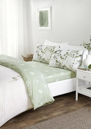 Rapport Home Shadow - Juego de Ropa de Cama matrimonial de Microfibra, Funda de edredón Reversible y sábana Bajera Ajustable con Fundas de Almohada a Juego