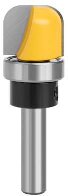 1pc 8mm Schaft 1-1/8 Durchmesser Bowl Tray Router Bit Rundnasenfräser mit Lager for Holz Holzbearbeitung