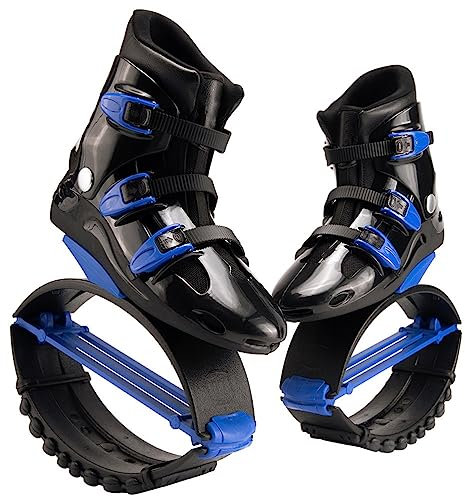 Stivali Rimbalzanti Scarpe da Salto per Canguro Scarpe da Salto Scarpe da Salto - Scarpe da Rimbalzo Fitness Professionali - Salto per Adulti, Adolescenti e Bambini con 3 Molle di Tensione -