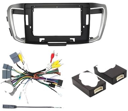Marco de Radio Marco De Reproductor De DVD 2 DIN con Pantalla Grande Android De 10,1 Pulgadas For Coche Apto For Honda Fit For Accord 9 9TH 2012 Kit De Montaje Conveniente(Frame Wire L High)