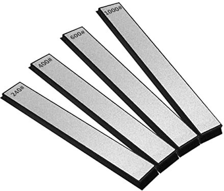 OSALADI 4pcs Home Whetstone Kitchen Sharpening Stone Base Diamond Abrasive for Scissors Grindstone for Wet Stone Sharpening