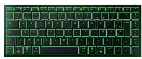 Razer Joro Portable Keyboard - Clavier sans Fil Rétroéclairé Compact - Bluetooth - WiFi - Low Profile - USB-C - Compatible Apple macOS & iOS - PC Windows - Clavier Francais AZERTY | Noir