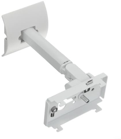 Puupaa Support mural de plafond compatible avec haut-parleur Bose Cube, kit de montage mural réglable et rotatif – Étagère de support peu encombrante (blanc)