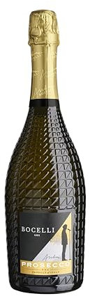 BOCELLI 1831 Prosecco DOC Spumante Extra Dry - Italian Sparkling White Wine - 100% Glera Grapes, Italy - 75cl / 750ml, 11% ABV