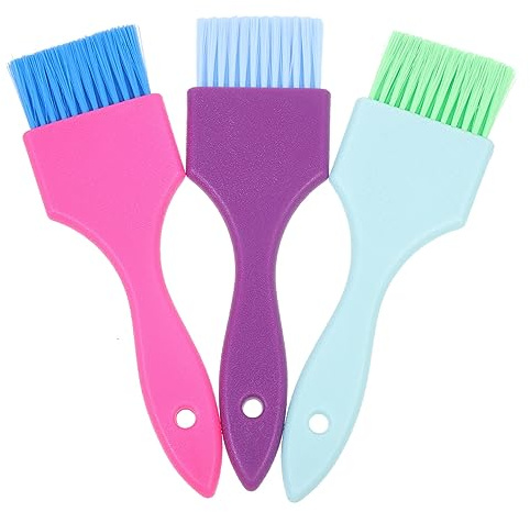 CALLARON 3stücke Haarfärbemittel Werkzeug mit Borstenpinsel für Haarfarbe Anwendung im Friseursalon Hause für Damen und Herren Zufällige Farbe