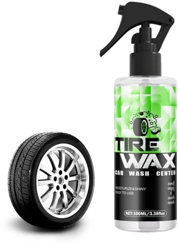 Spray Brillant Pour Pneus - Revêtement Brillant Pour Pneus, Spray Brillant Pour Jantes | Finition Effet Mouillé Longue Durée, Formule Protectrice Pour Pneus, Application Facile Au Pistolet, Pour La Re