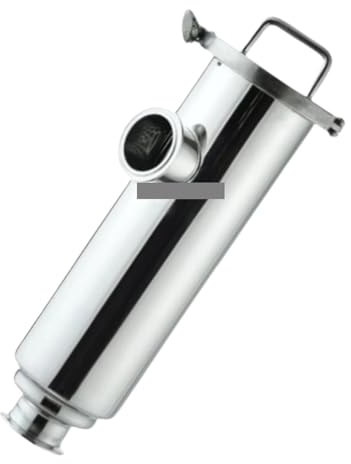 Elbow Fit 76mm Pipe x 3 Tri Clamp In-line Filter Strainer Homebrew SUS304 Stainless Steel 100mesh